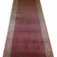 Sarough Teppich Iran 350 x 108 cm rot - beige